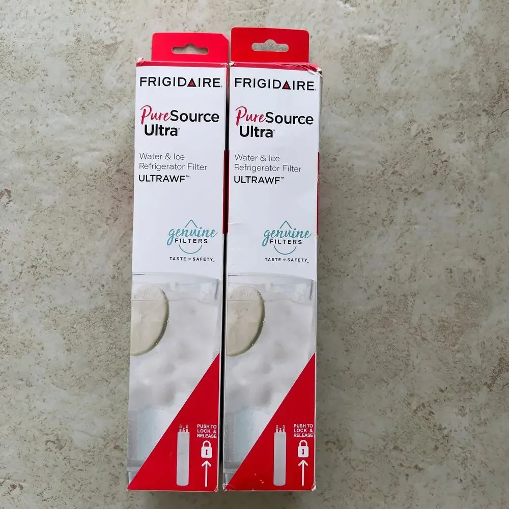 2 pk Frigidaire ULTRAWF Pure Source Ultra Refrigerator Water Filter White - NEW